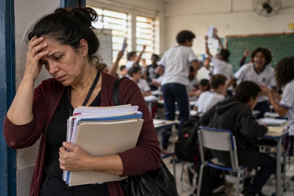 Que educação temos para comemorar? Dados expõem violência, adoecimento docente e dificuldades na aprendizagem